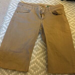 Anthropologie Tan/Camel Jean Shorts